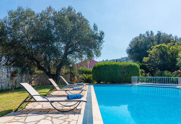 Votana House: Draussen, Garten, Schwimmbad, Sommer