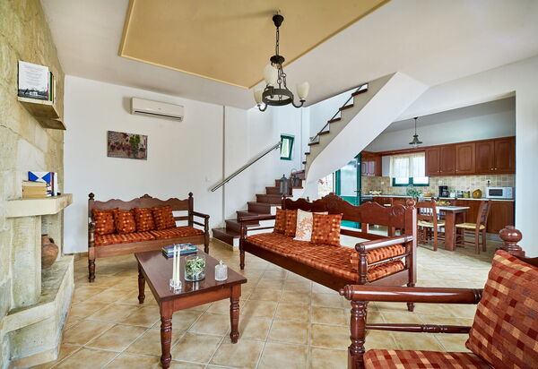 Villa Politini: Køkken, Stue