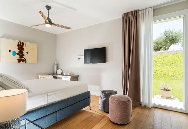 Villa Colleverde: chambre à coucher