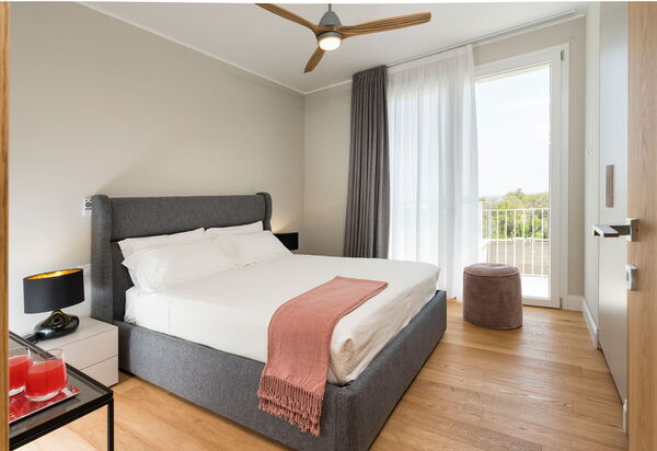 Villa Colleverde: chambre à coucher