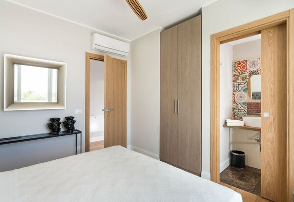 Villa Colleverde: chambre à coucher