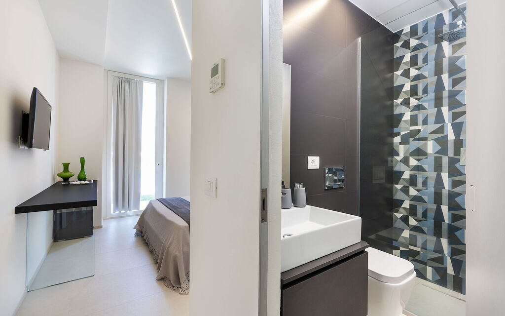 Villa Greta: chambre à coucher, Salle de bain