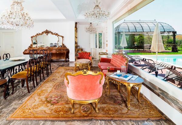 Villa Estella: Lunchrum, Vardagsrum