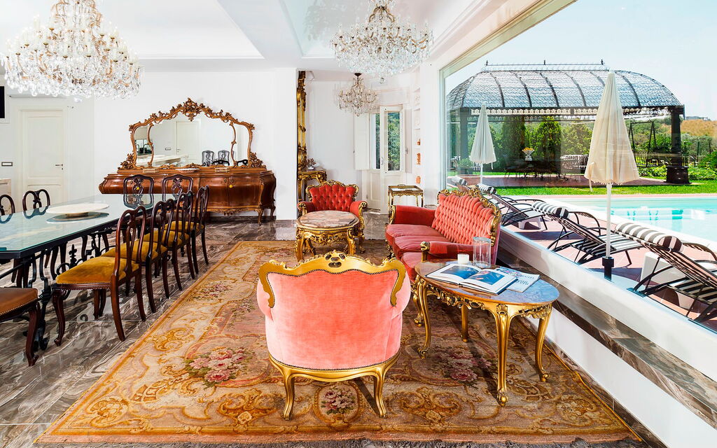 Villa Estella: Sala da pranzo, Soggiorno
