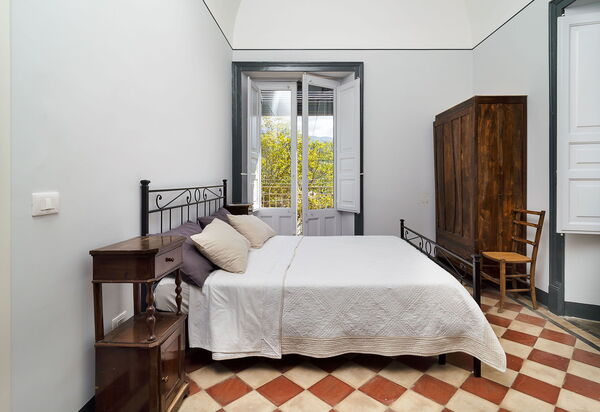 Villa Nerello: chambre à coucher