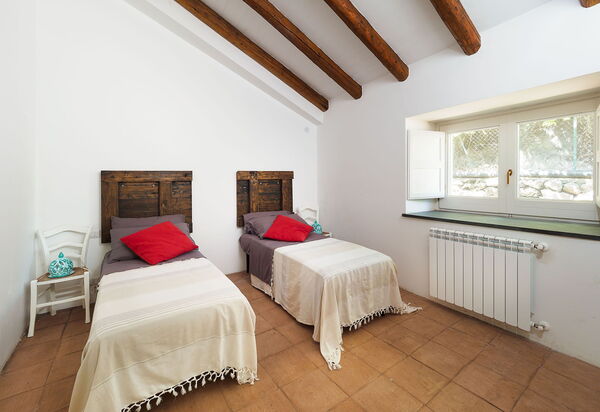 Villa Nerello: chambre à coucher