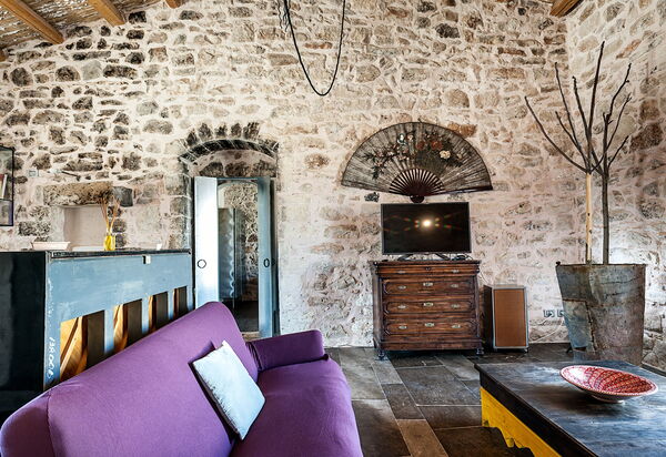 Villa Edicole: Woonkamer