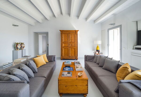 Villa Hybla: Woonkamer