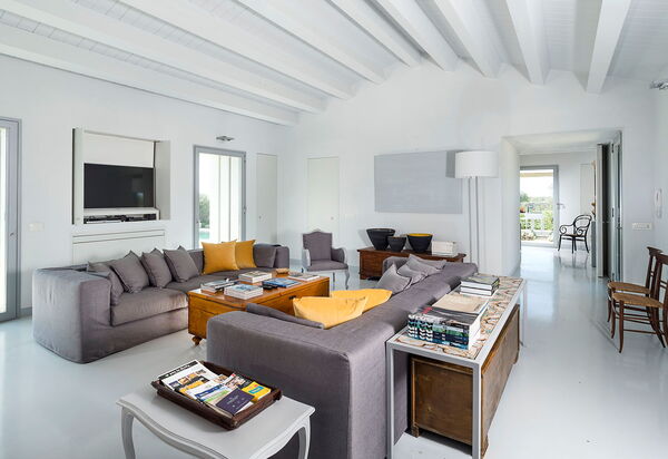 Villa Hybla: Woonkamer