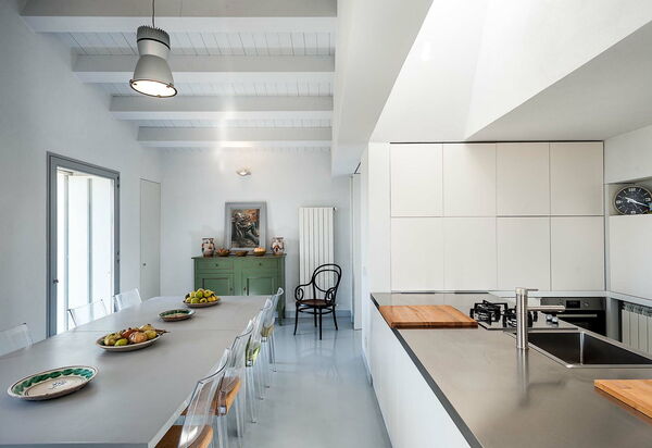 Villa Hybla: Keuken, Lunchroom