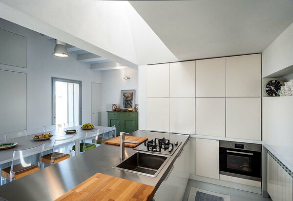 Villa Hybla: Keuken, Lunchroom