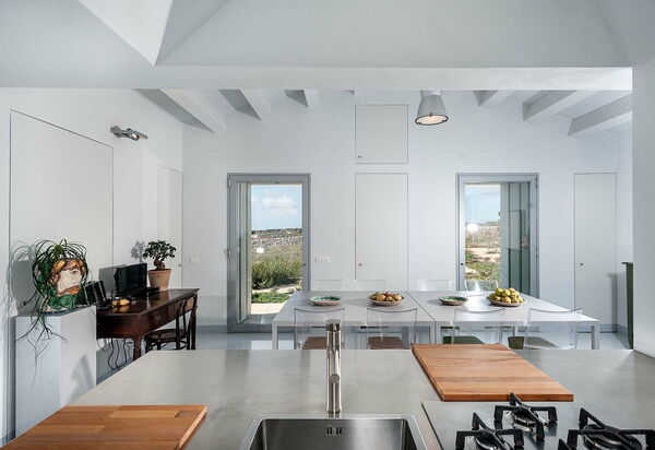 Villa Hybla: Keuken, Lunchroom