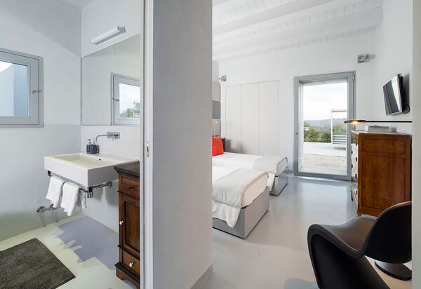 Villa Hybla: Badkamer, slaapkamer