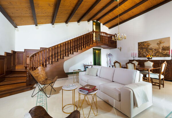 Villa Girasole: Гостиная