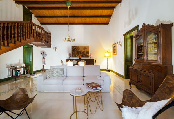 Villa Girasole: Гостиная