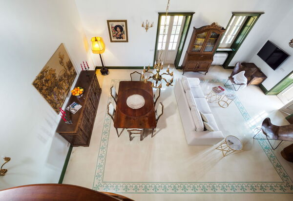 Villa Girasole: Гостиная