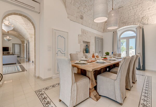 Villa Bellavista: Esszimmer, Wohnzimmer