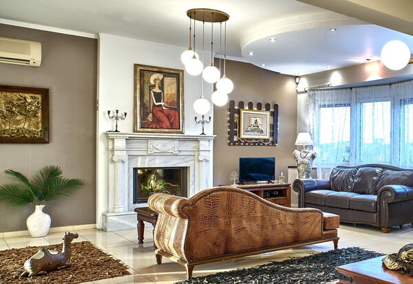 Villa Milon: Гостиная