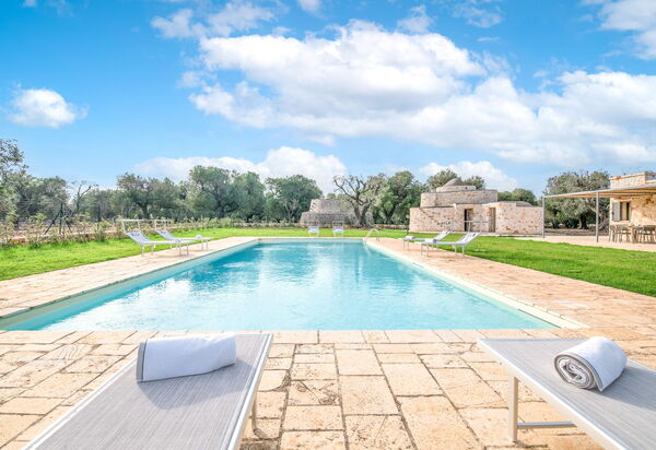 Villa Trullina: бассейн