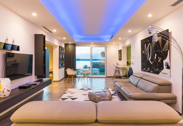 Villa Artemare: Гостиная