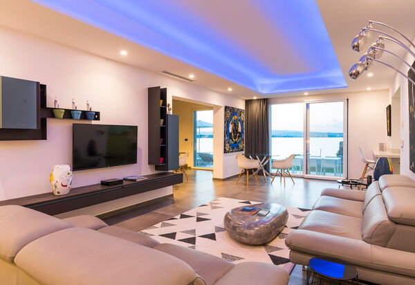 Villa Artemare: Гостиная