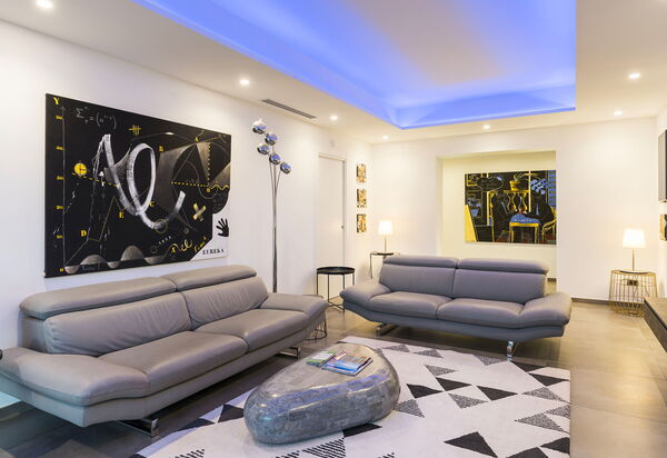 Villa Artemare: Гостиная