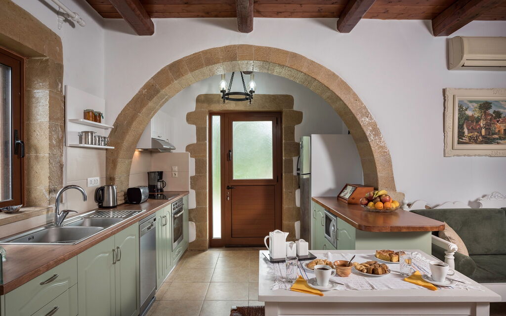 Villa Gianna: Гостиная, Кухня