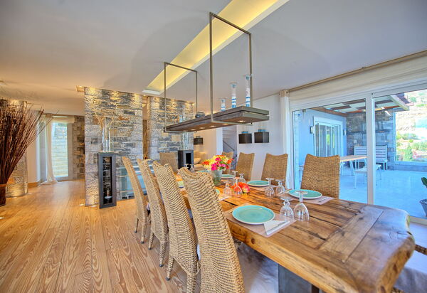 Villa Marina: Esszimmer