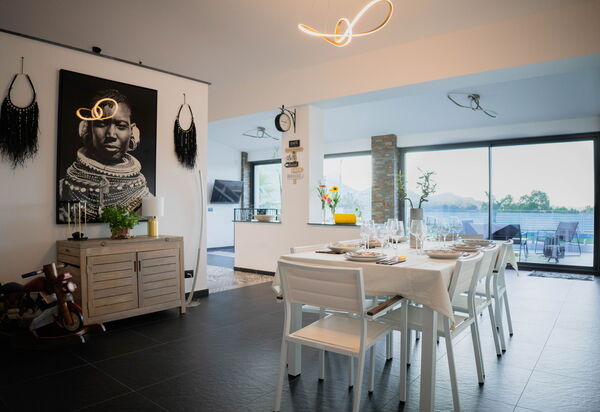 Villa Vincenzo: Balkon / Terrasse / Patio, Esszimmer