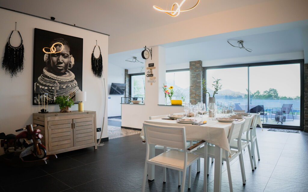 Villa Vincenzo: Balcony / Terrace / Patio, Dining Room