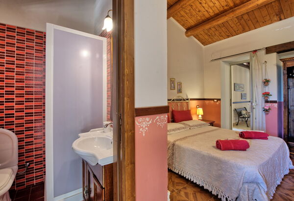 Villa Maddalena: Bad, Schlafzimmer