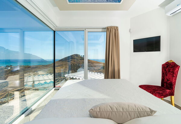 Villa Domizia: chambre à coucher