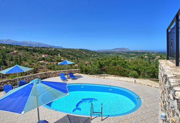 Villa Halepi: bassin, Extérieur, Vues