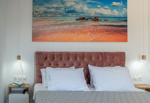 Villa Halepi: chambre à coucher