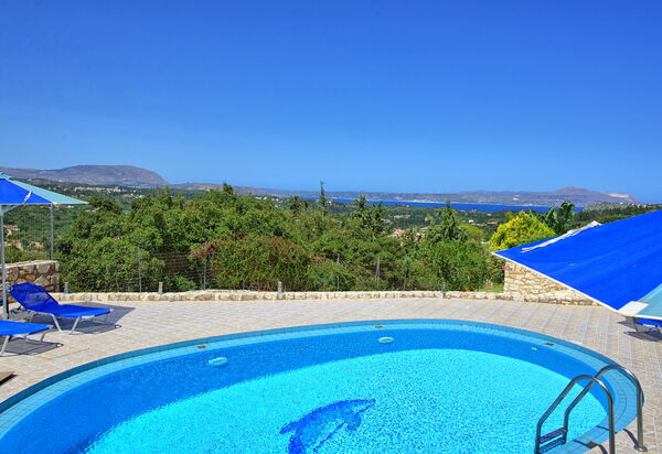 Villa Halepi: bassin, Été, Extérieur, Vues