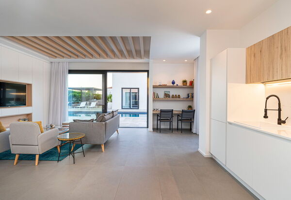 Villa Bonita: Гостиная, Кухня