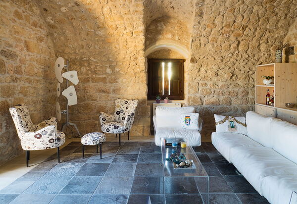 Villa Corte Dorata: Wohnzimmer