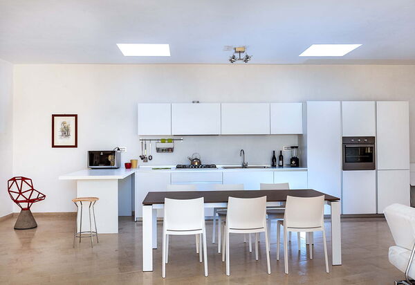 Villa Corte Dorata: Esszimmer, Küche