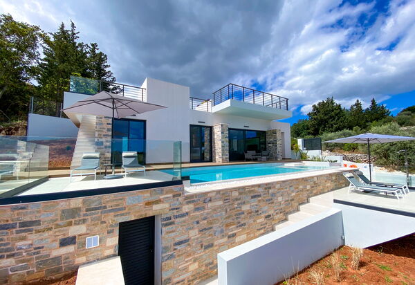 Villa Kallos: бассейн, Открытый, Экстерьеры
