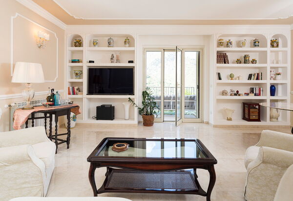 Villa Giutitta: Wohnzimmer