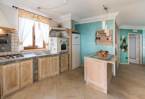 Villa Anthea: Küche, Zimmerdetails