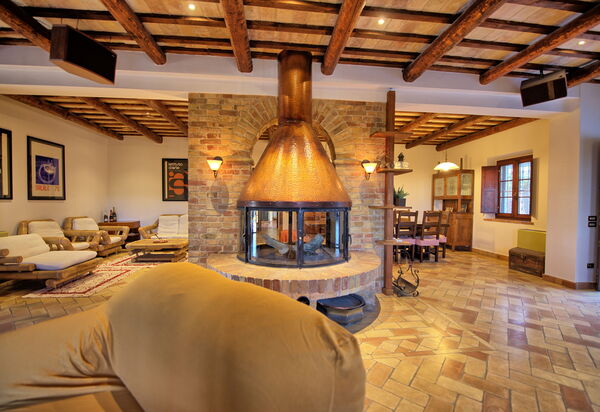 Villa Vittoria: Esszimmer, Wohnzimmer