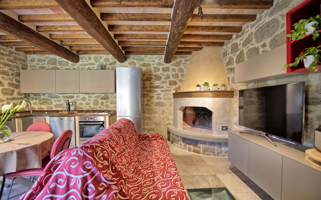 Villa Mulino: Dining Room, Kitchen, Living Room