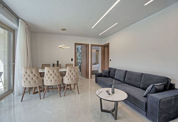 Villa Silentium Evilia: Living Room