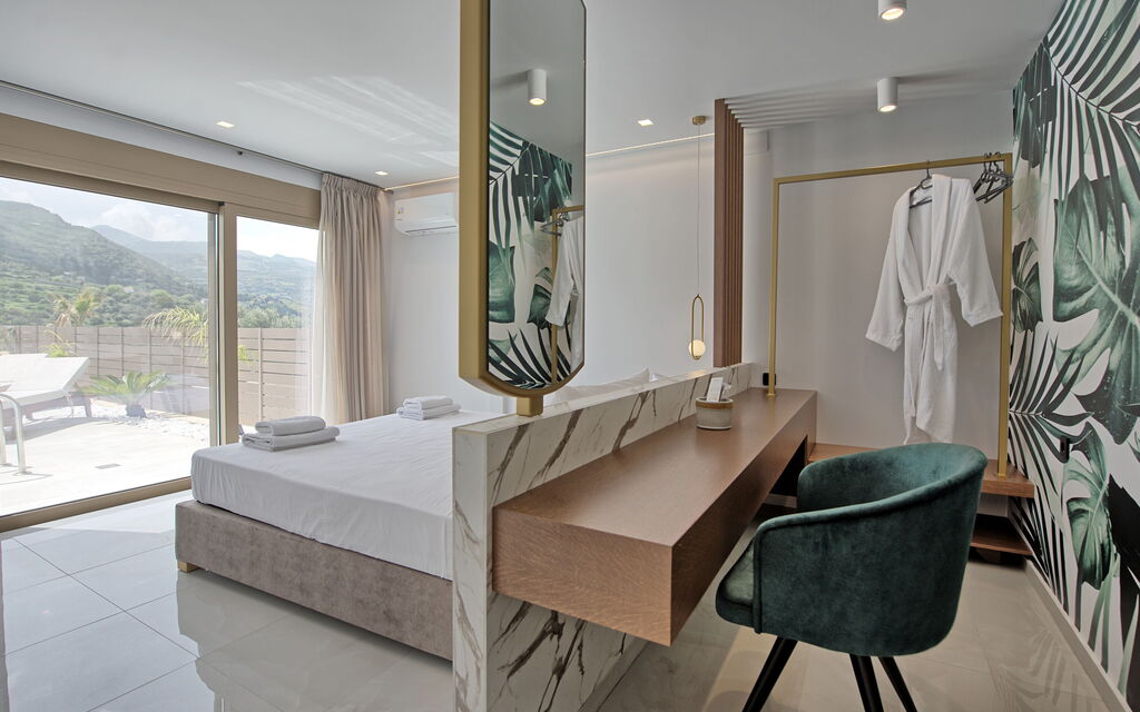 Villa Silentium Evilia: soveværelse