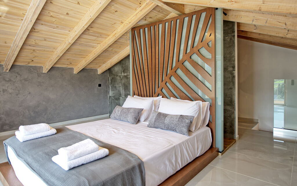 Villa Silentium Evilia: soveværelse