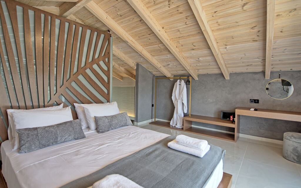 Villa Silentium Evilia: soveværelse