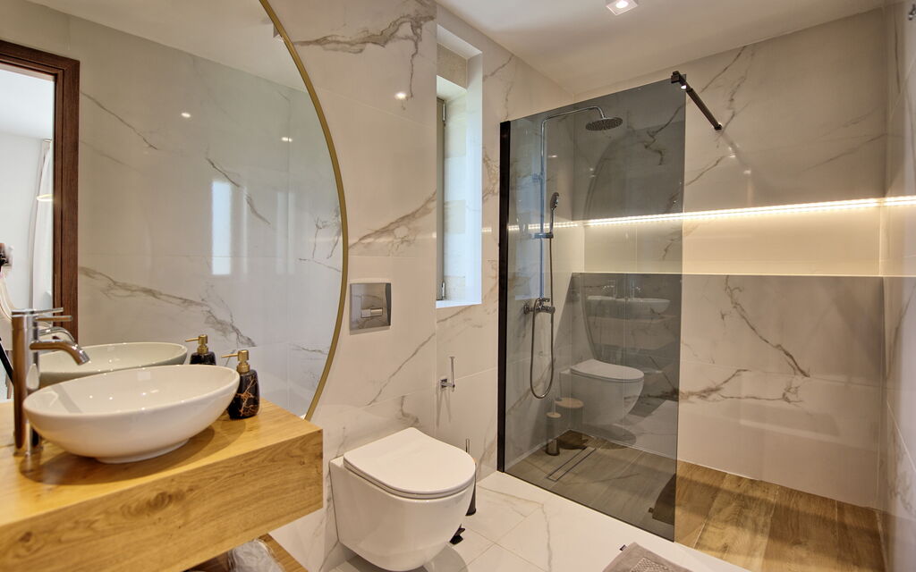 Villa Silentium Evilia: Badeværelse