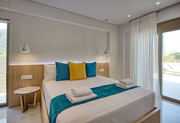 Villa Silentium Ionia: soveværelse