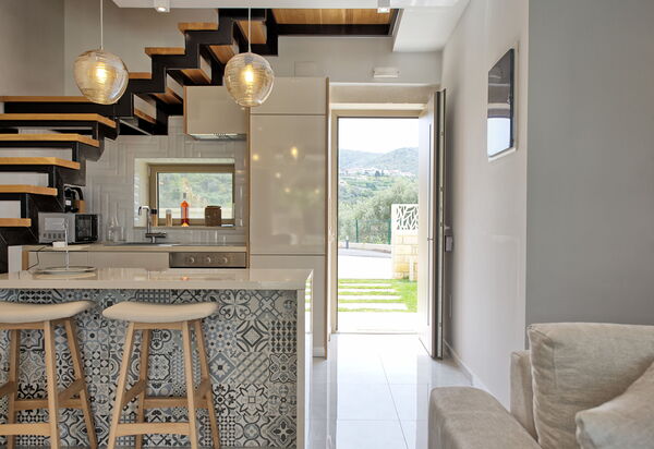 Villa Silentium Olia: Dining Room, Kitchen, Living Room